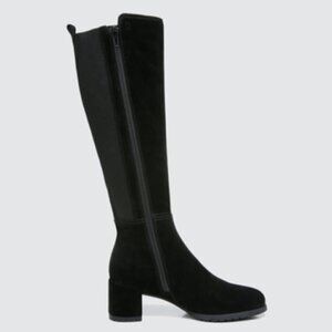 NATURALIZER Brent High Shaft Boots Women's Shoes In Black Suede